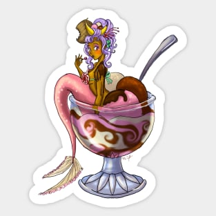 Sweets and Ice Cream Mermaid Sticker